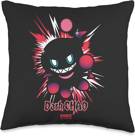 Sonic The Hedgehog - Dark Chao Surge Throw Pillow