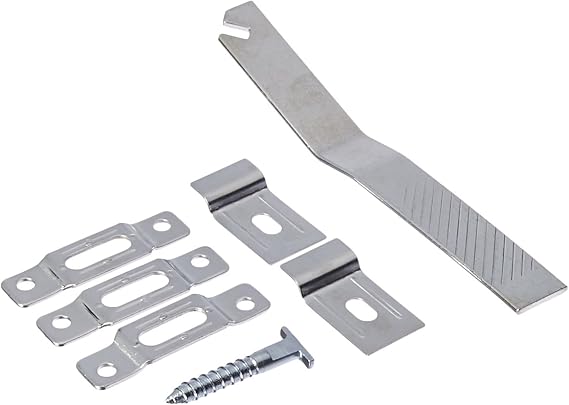Sec_1 Picture Frame Hardware Complete Set for Wood or Metal Frames, Complete Set with Wrench
