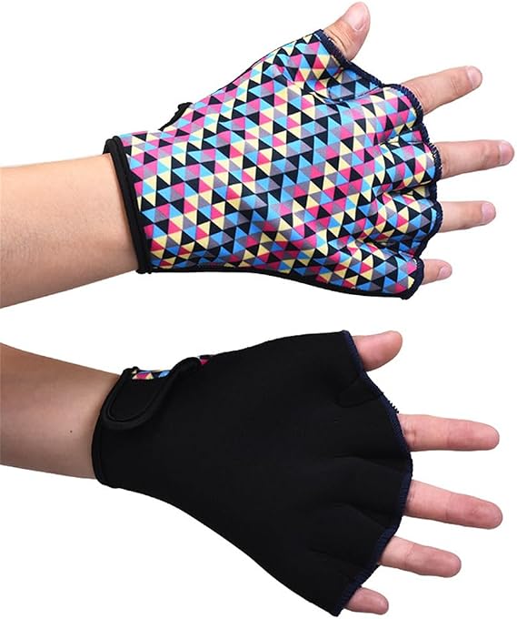 Sports Swimming Gloves Aquatic Swim Training Glove Neoprene Webbed Fitness and Water Aerobics Resistance Gloves for Men Women