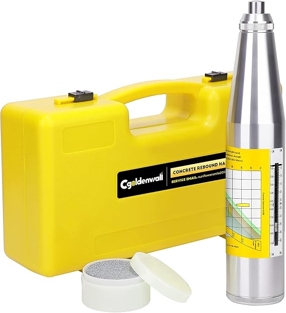 Concrete Rebound Hammer Tester Resiliometer 1450psi-8702psi (10-60Mpa)