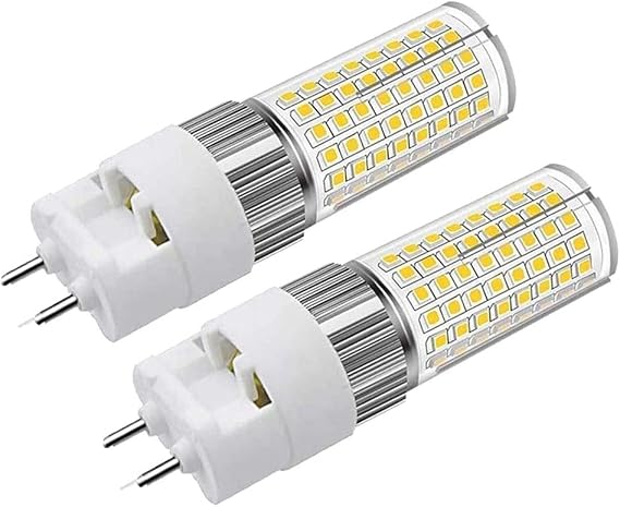 G12 LED Light Bulb 16W Bi-Pin Corn Light Pack of 2 Cool White