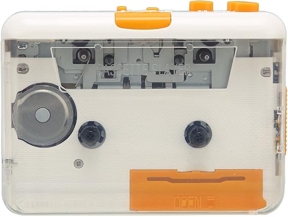 Cassette Player, Portable Tape Player Drive Free USB Cassette to MP3 Converter with Earphone Volume Control, Plug and Play Clear Sound Cassette for USB drive for CD for iPod for