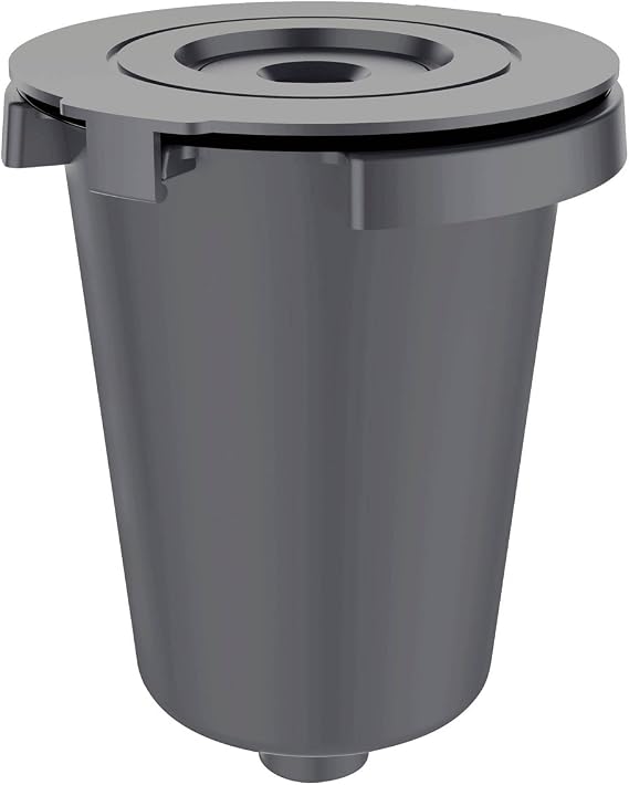 Cuisinart SS-RFC HomeBarista Reusable Filter Cup Brew Coffee or Tea and Drop Wasteful Plastic from Single-Serve Pods with Sustainable Coffee Accessories, Gray