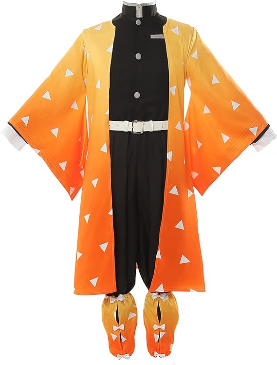 CR ROLECOS Mitsuri Cosplay for Demon Slayer Mitsuri Full Set Tomioka Giyuu Costume Giyuu Anime Outfit for Halloween