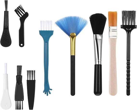 10 Pcs Anti Static Brush Small Keyboard Brush Computer Keyboard Laptop Cleaning Brushes Small Portable Cleaning Brushes for Clean Computer Motherboard Fans Keyboards Camera