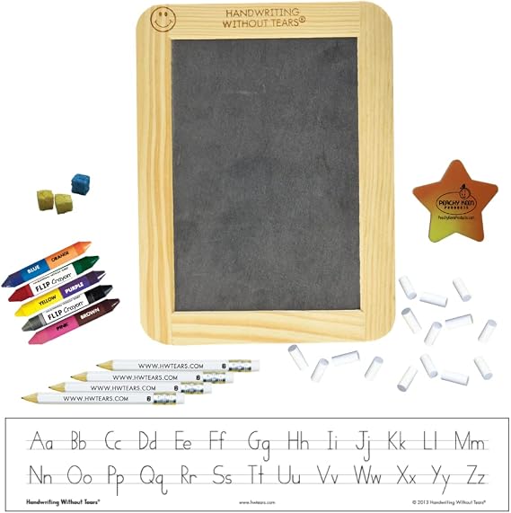 Handwriting Without Tears Slate Chalkboard and Supplies Kit (Starter Print)