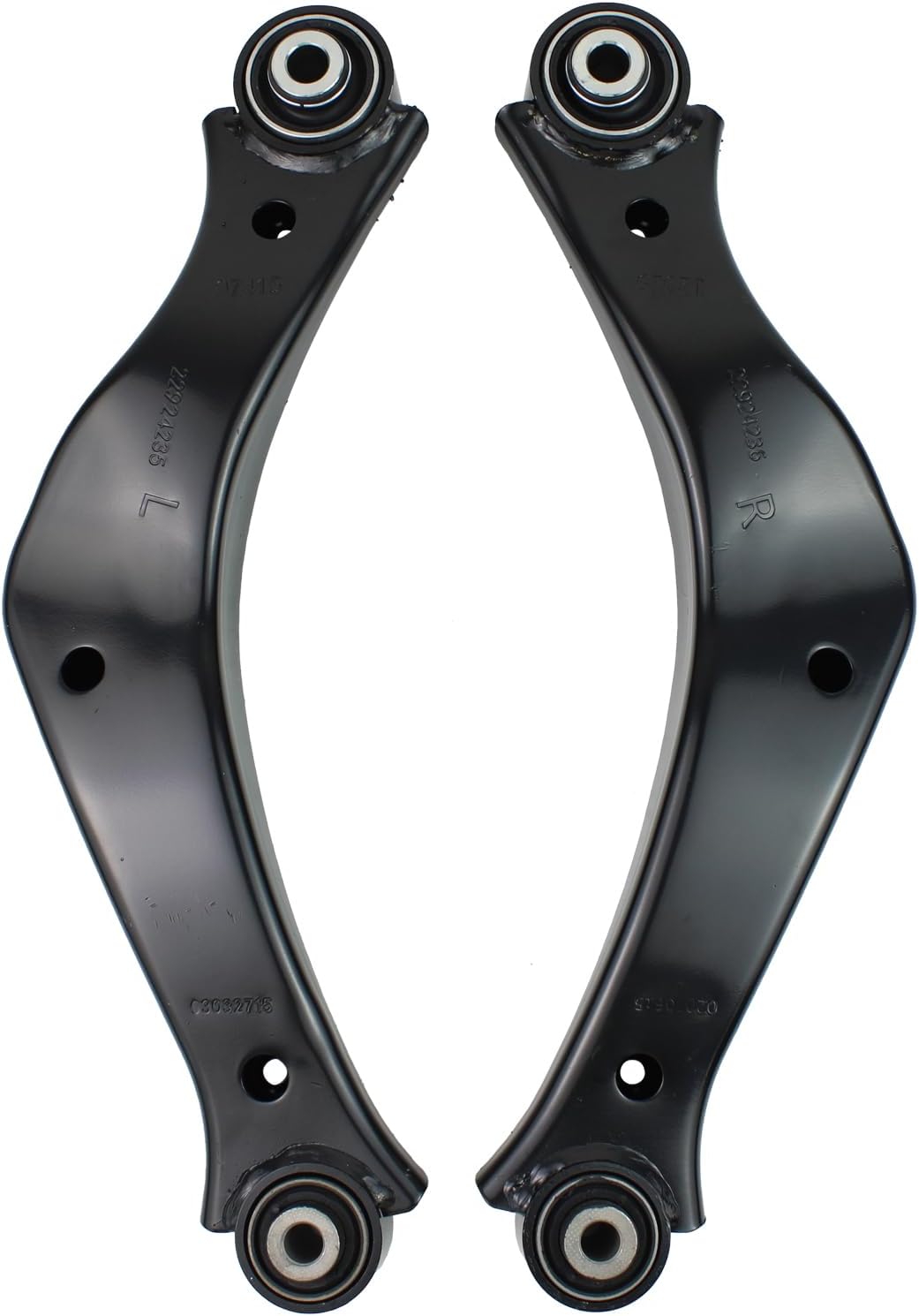 Rear Upper Right and Left Wishbone Suspension Control Arms for Fia-t Punto For-d Transit Connect Merce-des S V Class O-pel Vaux-hall Insignia A Peu-geot 306 Pors-che 911 Sea-t Alhambra Ibiza