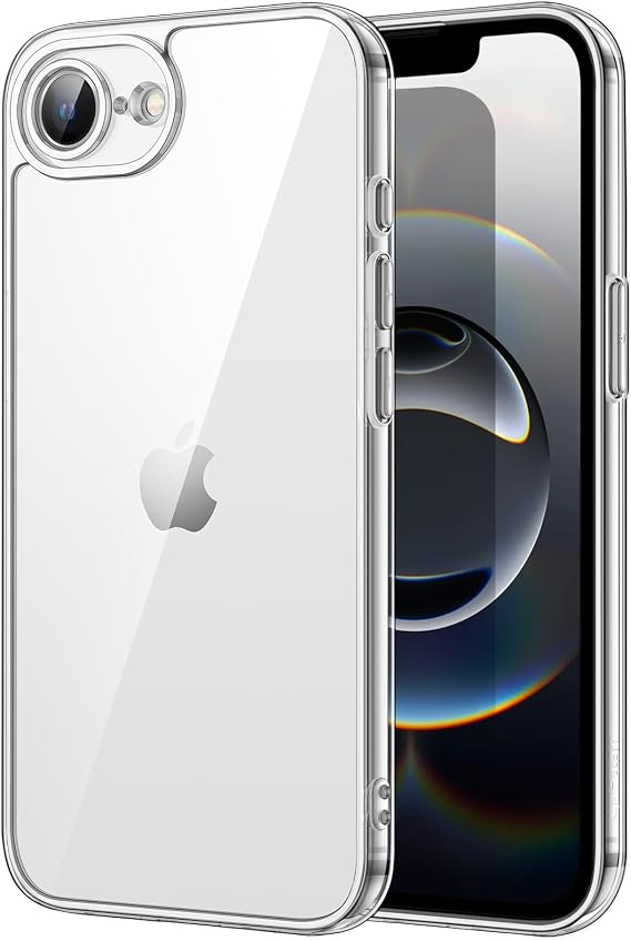 JETech Case for iPhone 17e/16e, Anti-Yellowing, Clear
