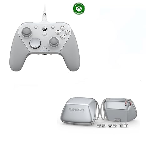 GameSir G7 Pro Controller for Xbox PC Android and Gaming Carrying Case for G7 Pro (Silver)