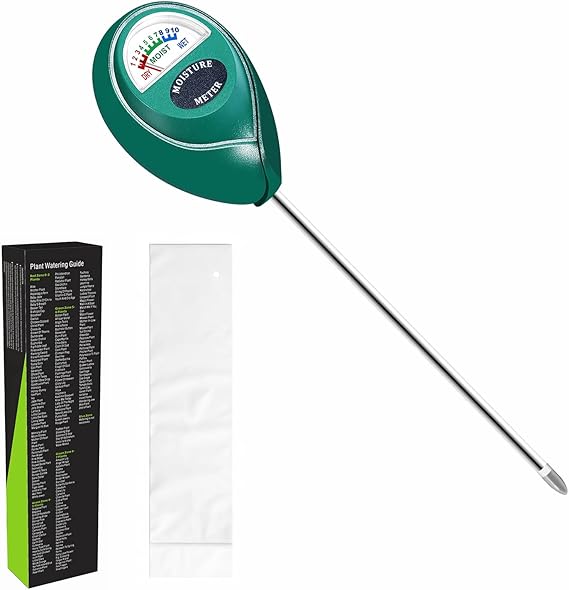 XLUX Plant Soil Moisture Meter, for Indoor and Outdoor use, Battery-Free