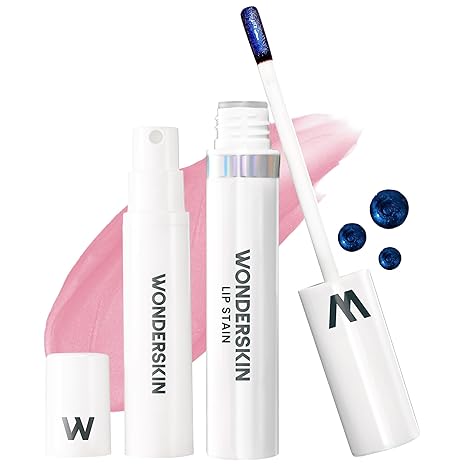 Wonderskin Wonder Blading Peel & Reveal Lip Stain Set Long-Lasting Lipstick Long-Lasting Waterproof (Beautiful Kit)