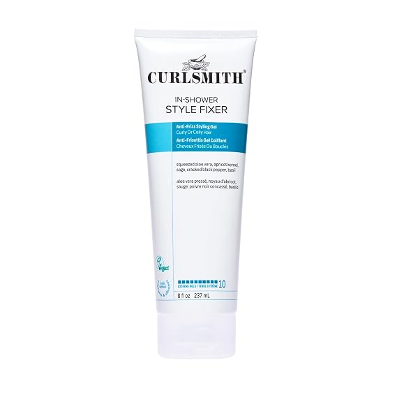 CURLSMITH In-Shower Style Fixer Strong Hold Gel for Curls (8 oz)