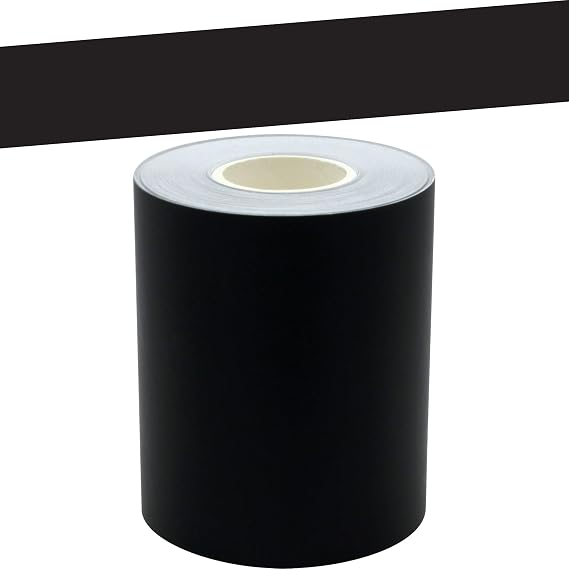 Teacher Created Resources Black Straight Rolled Border Trim - 50ft - Decorate Bulletin Boards, Walls, Desks, Windows, Doors, Lockers, Schools, Classrooms, Homeschool & Offices