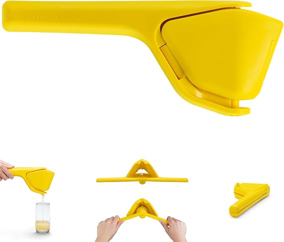 Dreamfarm Fluicer Katlanır Pratik 25cm Narenciye Sıkacağı, Sarı