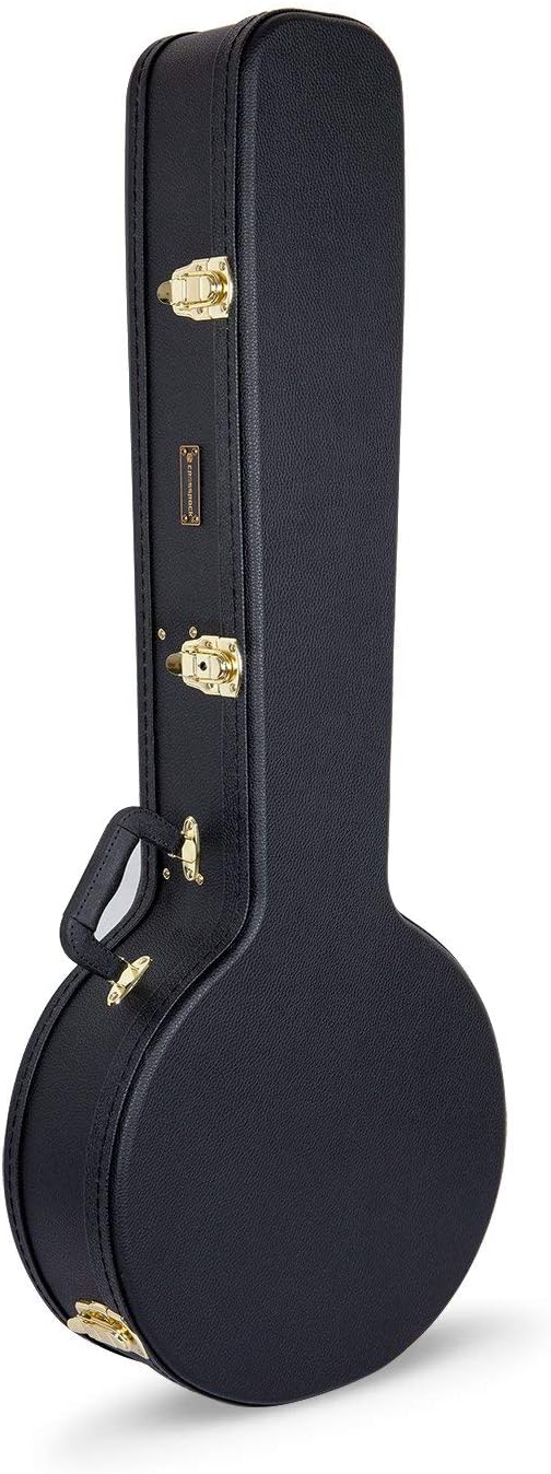 Crossrock Wooden case for 5 String Resonator Banjo (CRW620BJBK)