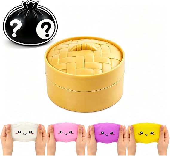 4PCS Random Squishy with Dumpling