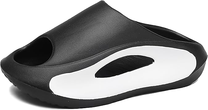 Meik Mangni Slide Sandals Men Women Platform Sandals With Comfortable Pillow Slippers Non-Slip Lightweight Shower Shoes