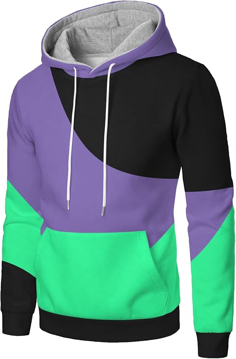 Mens Hoodie Lightweight Long Sleeve Sweatshirt Casual Pullover Tops Letter Print Hoodies Loose Fit Hoodie Sweatshirt