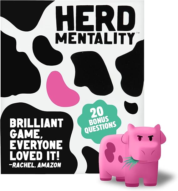 Herd Mentality Udderly Funny Family Board Game, Ages 10+