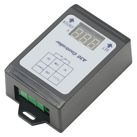 Voltage Monitor Module, DC 0-99.9V Relay Controller Board for Overvoltage Undervoltage Control Voltage Detection