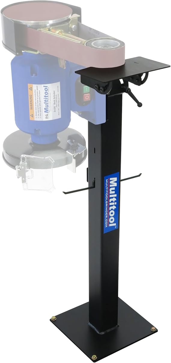 Tilting Pedestal and Workrest for Multitool Grinders, Made in USA