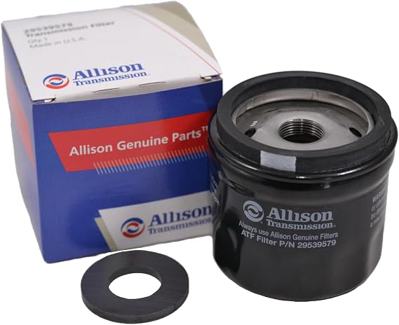 Allison External Spin On Filter 29539579 with Allison Transmission Filter Magnet 29535617