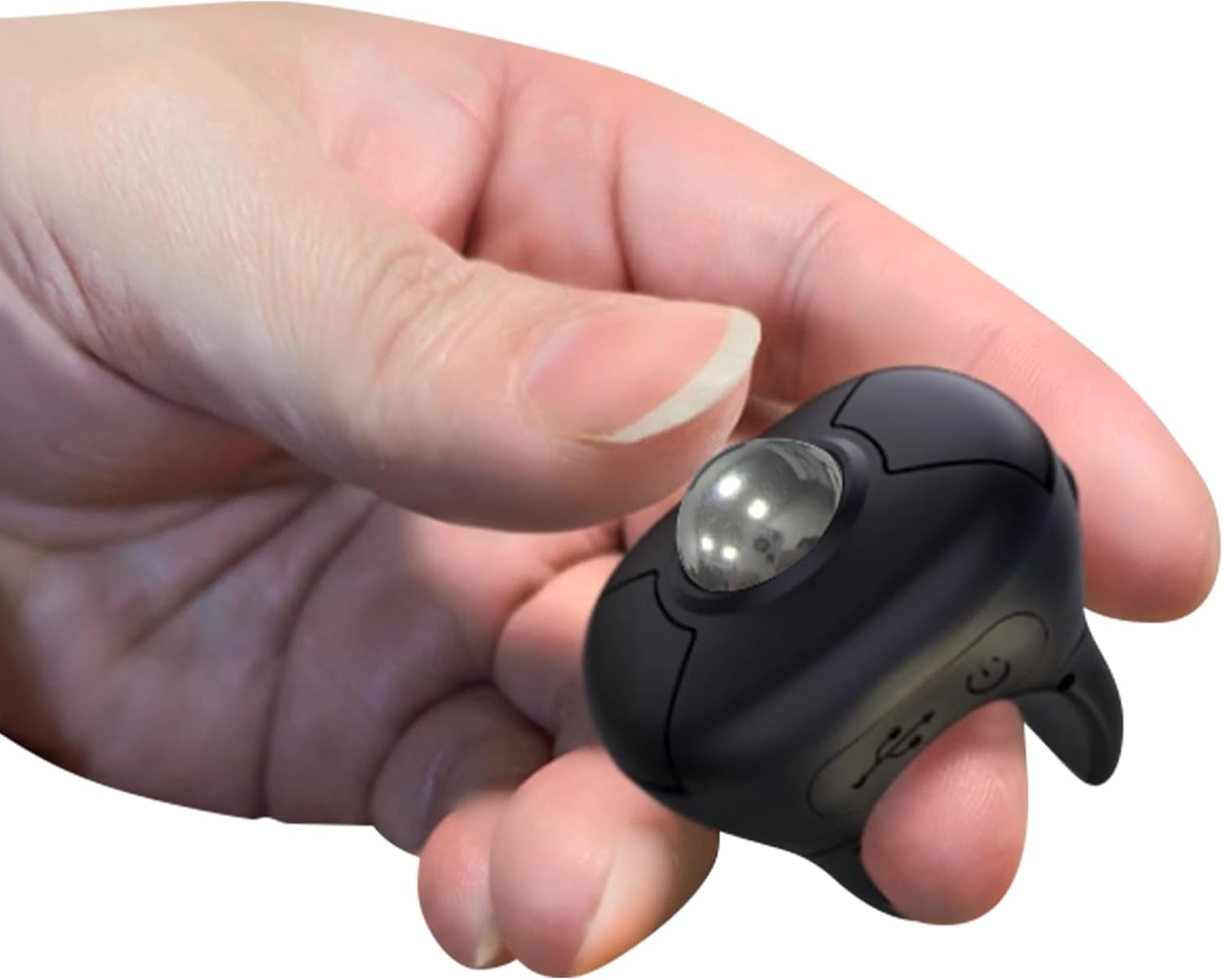 Wireless Trackball Mouse,2.4G+BLT Finger Ring Mouse for Conference Presentation,Control Mobile Applications,In-car Information System, Multimedia Classroom,Remote Mice for PC/Android/MAC