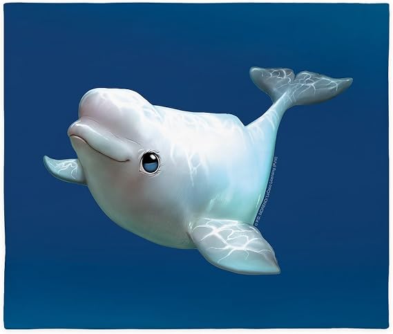 CafePress PD Moreno's Beluga King Duvet Cover, Printed Comforter Cover, Unique Bedding
