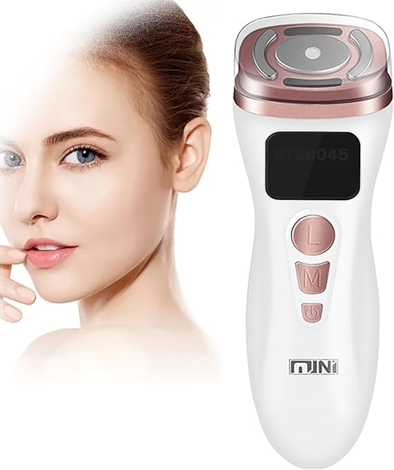 Mini HIFU Anti Aging Machine Face Lifting Beauty Machine RF EMS Lift Firm Tightening Skin Rejuvenation Wrinkle Removal Skin Care Device for Home