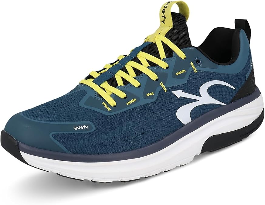 G-DEFY Mehalef Mens Cross Trainer Shoe | Heel Support | VersoShock Technology for Pain Associated with Prolonged Standing or Walking | Arch Support | Diabetic Shoes | Wide Shoes | Free Orthotic