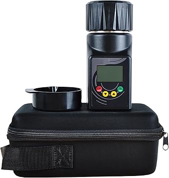Portable Grain Moisture Meters, Grain Moisture Meter with LED Display, 30 Seconds Turns Off Automatically, Data Preservation, Support 8 Languages, for 43 Cereals
