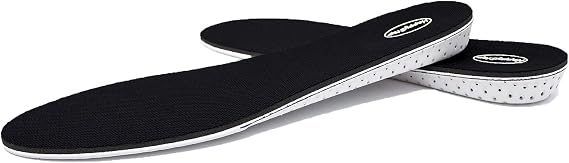 Happystep Height Increase Shoe Insoles 1 Pair 2cm for Men Size 5-10 | HappyStep Full Length Memory Foam Height Increase Insoles for Men Size 5-10 (1 Pair 2cm Height Insoles)