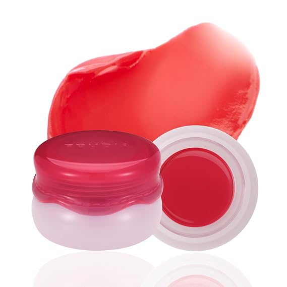 FRUDIA Glow Juicy Jam Lip Gloss & Blush (Dodo Apple) | 3-in-1 Korean Lip & Cheek & Eyes | Moisturizing, Non-Sticky Lip Gloss and Blush | Classic Warm Red (4.5g)
