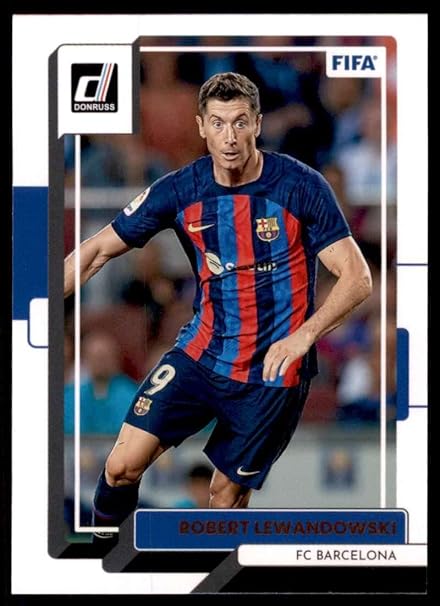 2022-23 Donruss Fifa #35 Robert Lewandowski Fc Barcelona Soccer Official Trading Card Of Soccer