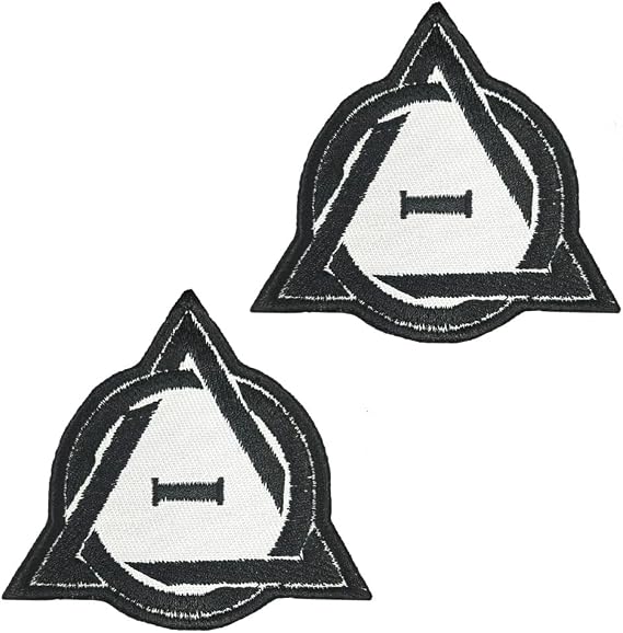 2 Pieces Therian Funny Embroidered Appliques Hook Loop Removable Armband Tactical Fastener Military Flag Patch for Clothes,Dog Harness,Backpacks,Vest,Jacket,Jeans,Hats