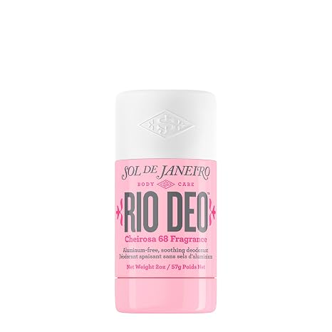 Sol de Janeiro Rio Deo - Refillable Aluminum Free Deodorant | Aluminum Free, Baking Soda Free, Prevents Odor, Soothing & Moisturizing, Gently Exfoliates, Evens Skin Tone