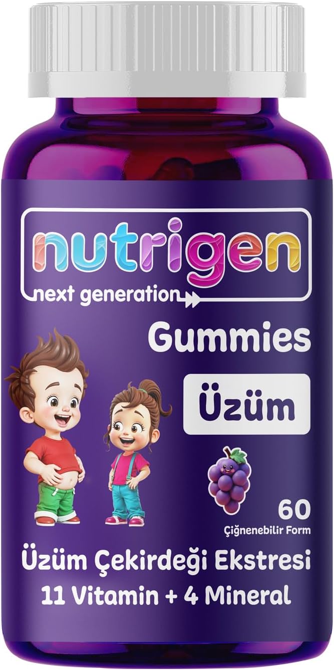 Nutrigen Next Generation Gummies Grape Seed Extract 60 Chewable Forms