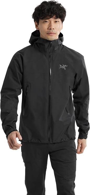 Arc'teryx Beta Jacket Men's | Gore-Tex ePE Shell, Maximum Versatility - Hiking Jacket, Waterproof Rain Jacket | Black, Small