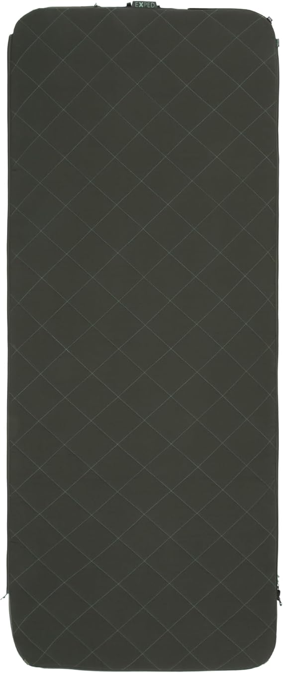 Exped LuxeMat Sleeping Pad, Single MW | Self Inflating Luxury Sleeping Mat, Medium Wide, 4 Foam Pad, Pump Included