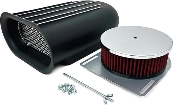Hilborn-Style Air Scoop Single 4-Barrel 4 BBL 5-1/8" Neck Carburetor Washable