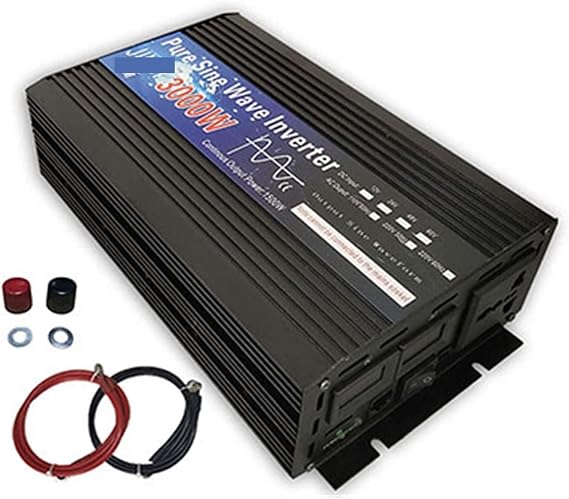 Pure Sine Wave Power Inverter, Sine Wave Inverter, Pure Sine Wave Inverter, 12V, 24V, 220, 3,000W, 4000W, Power Car Inverter, 24V, 220, Micro Inversor Voltage, Solar Energy Converter, DIY, Earthquake,