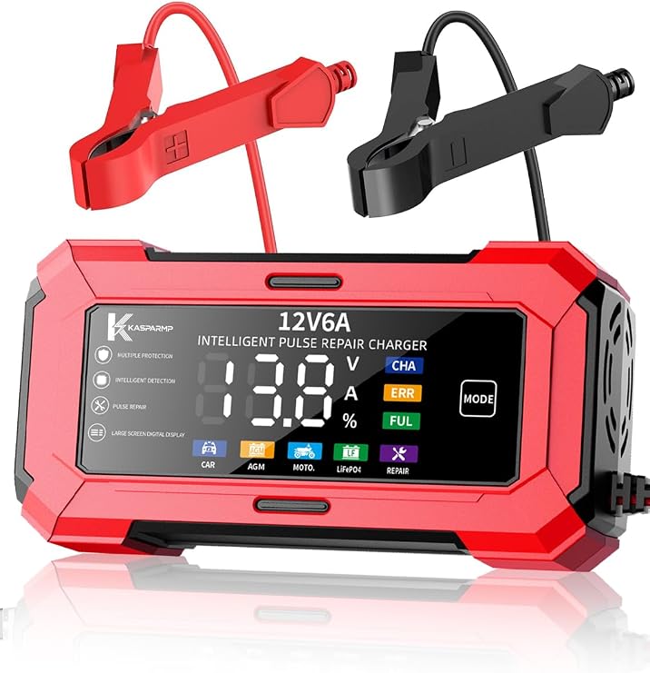 Car Battery Charger and Automatic Trickle Charger Battery Maintainer