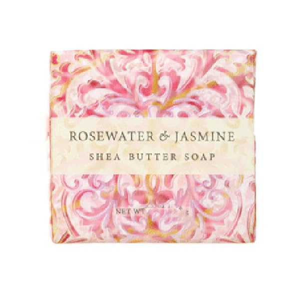 Greenwich Bay Trading Co. Botanic 1.9oz Soap, Rosewater & Jasmine