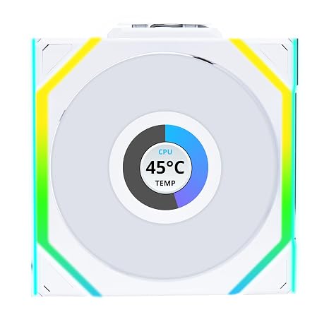 Lian Li UNI FAN SL WIRELESS LCD 1x120mm White Case Fan (G99.12SLLCD1W1W.00)