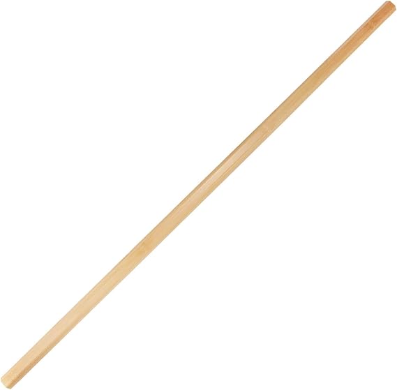 BambooMN Men's Natural Bamboo Lacrosse Shaft Stick Handle, Varies Length Size, Natural Color