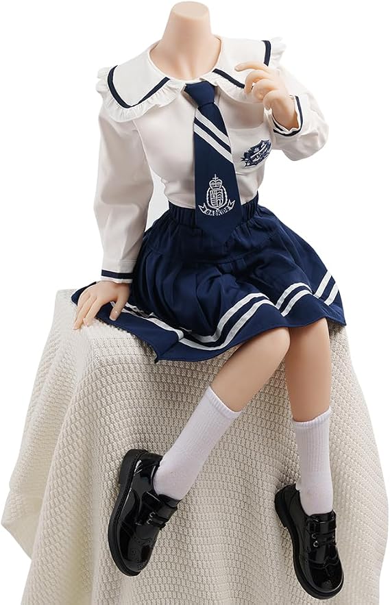 Realistic Love Doll, Life-Sized, Large, Jelly Chest, Soft TPE, 49.2 inches 125 cm, 37.7 lbs 17 kg