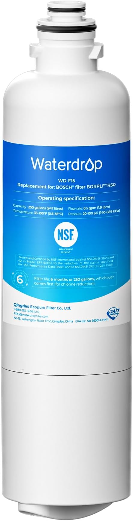 Waterdrop 11032531 Water Filter Replacement for Bosch BORPLFTR50