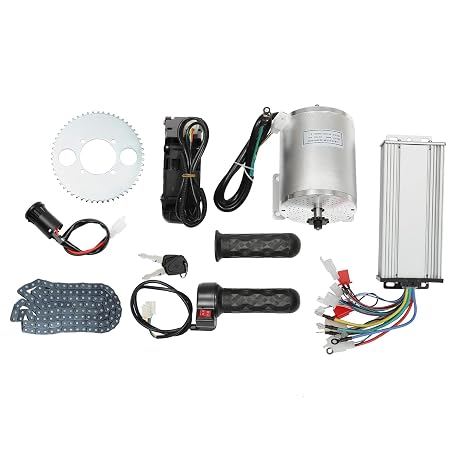 48-72v 3000w Brushless Motor Kit Elektro-Brushless Hoch Geschwindigkeit Motor Satz Mit Controller Und Throttle 6000U/Min Go-Kart Elektromotor Motor Controller E Bike Bürstenloser Gleichstrommotor