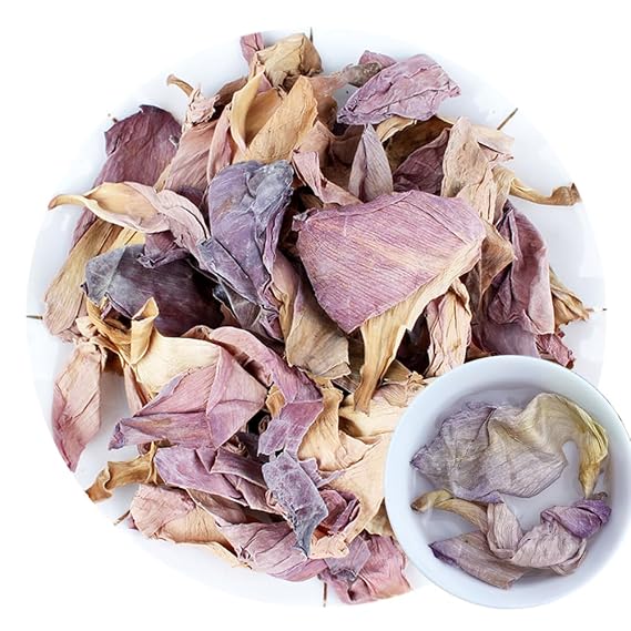 100% Lotus Flower 30g/1.05oz Fresh, Non GMO, Natural Dried Flowers Herbs for Soap Making, for Tea, Syrup, Drinks, Baking, Whole Flower Herbal Tea Loose Leaf - Caffeine-free