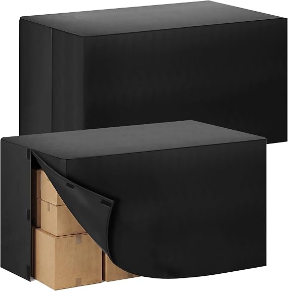 Fixwal 2 Pack 4 Ft Fitted Tablecloths Rectangle Black Table Covers